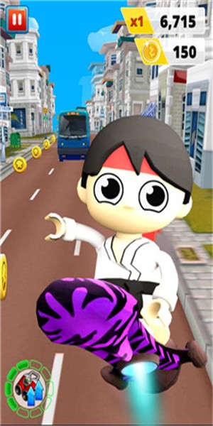 地鐵男孩跑步者