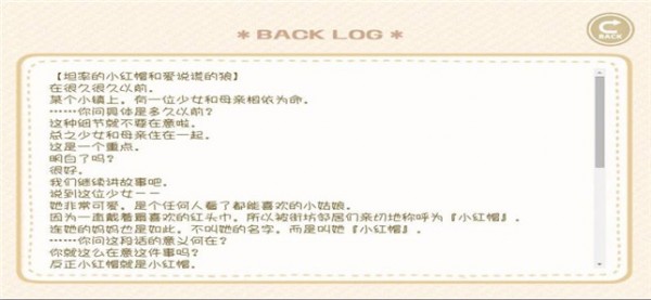 坦率的小紅帽和愛說謊的狼