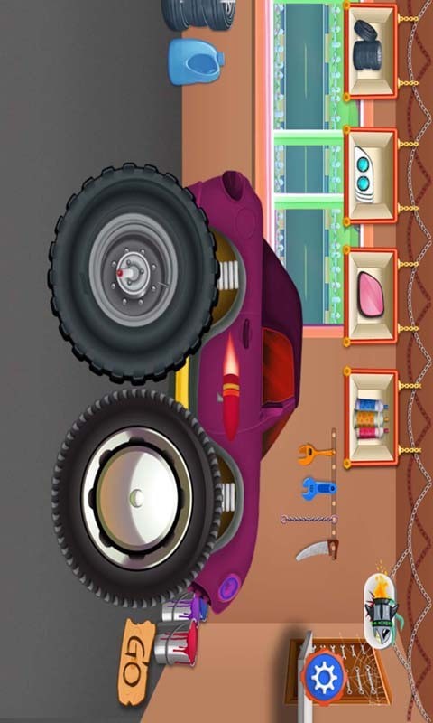 模擬汽車洗車