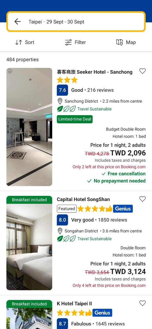 Booking.com繽客apk