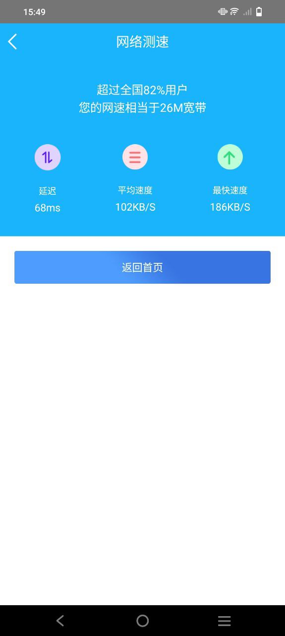 一鍵測網(wǎng)速
