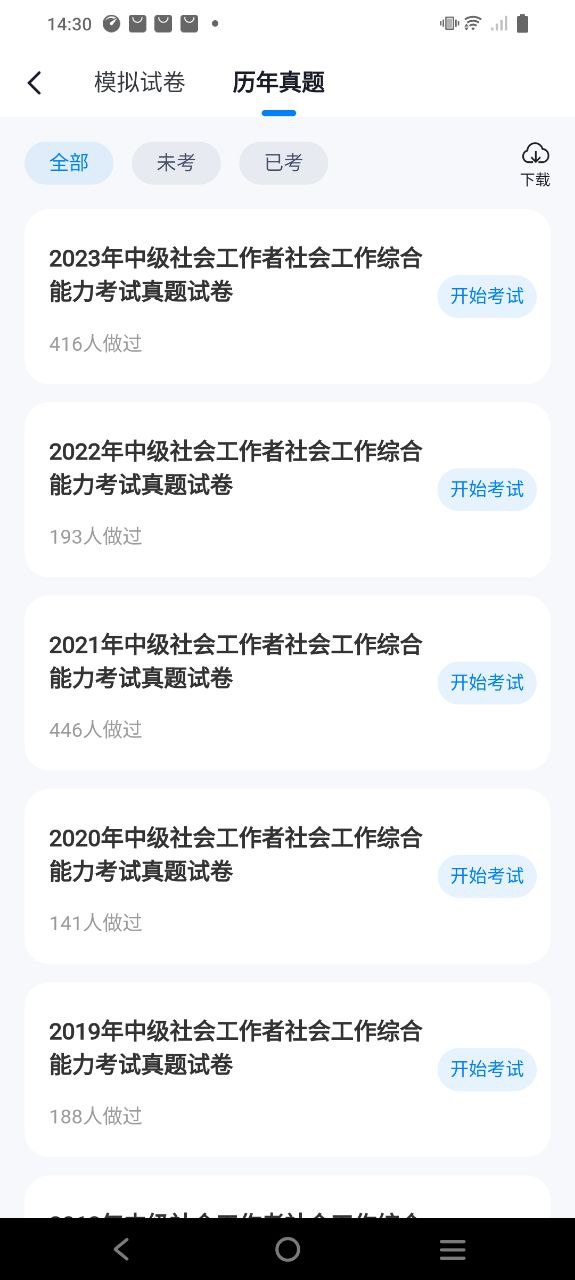 社會工作者考試聚題庫