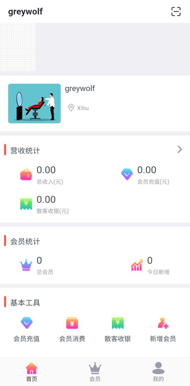 美發社老板端