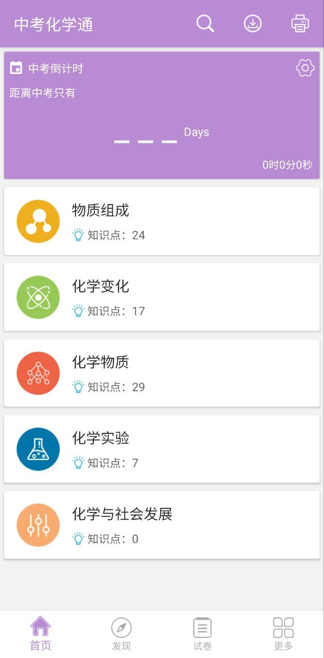 中考化學通