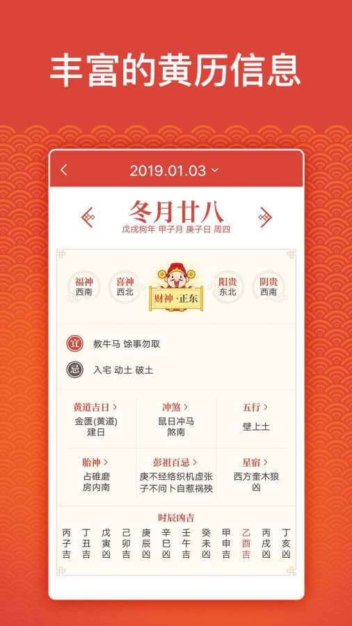 財神萬年歷