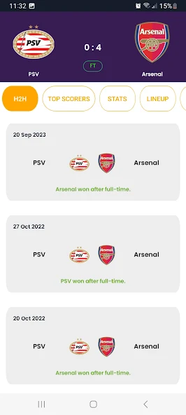 Live Football Scores