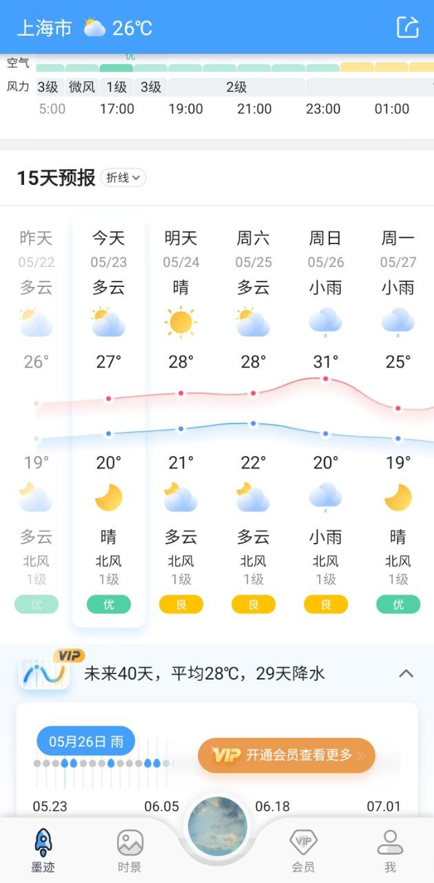 墨跡天氣預(yù)報(bào)軟件