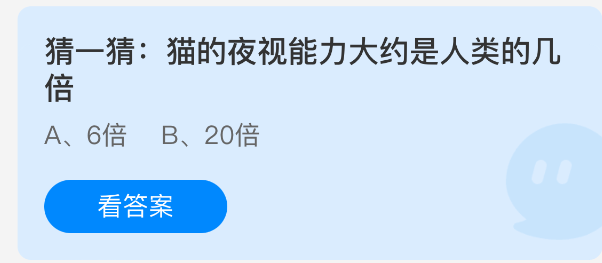 《支付寶》貓咪夜視能力與人類的對比：究竟強大多少倍？