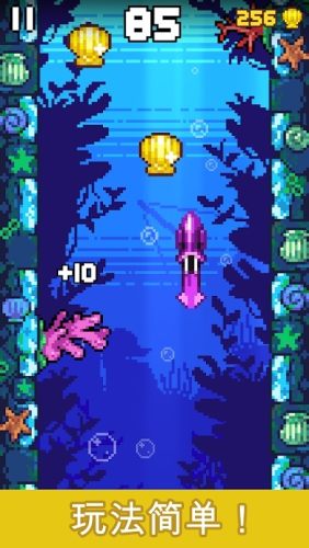 海綿烏賊逃走Sponge Squid Neighbor Escape