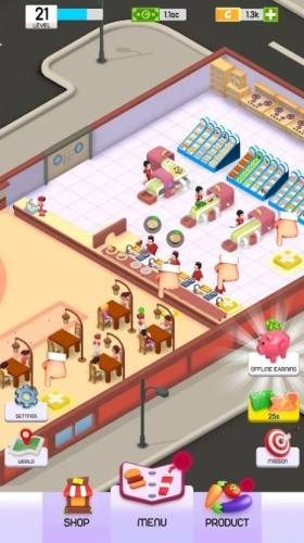 餐廳帝國大亨空閑Restaurant Tycoon