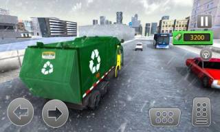 道路清掃車?yán)嘡oad Sweeper Garbage Truck Sim