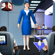 機場空中小姐模擬Sky Girl Flight Attendant Virtual