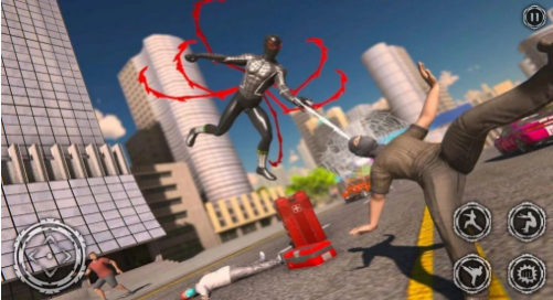 蜘蛛機(jī)器人繩索英雄營救(Spider Robot Rope Hero Rescue)