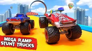 怪物卡車汽車特技(Monster Truck Stunt)
