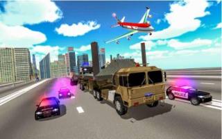 警車運輸卡車Police Car Transport Truck