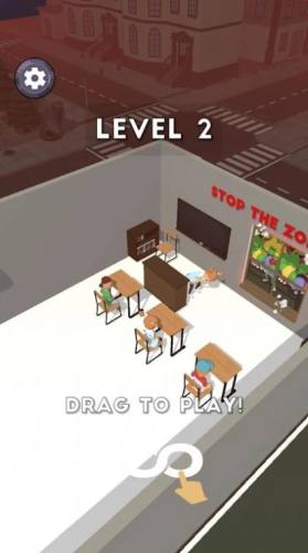 擋住僵尸3D(Zombie Highschool 3D)