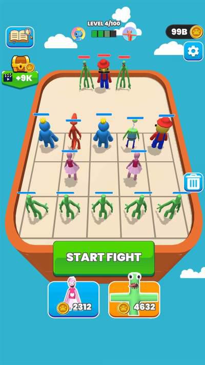 彩虹朋友自走棋游戲(Merge Master Rainbow Friends)
